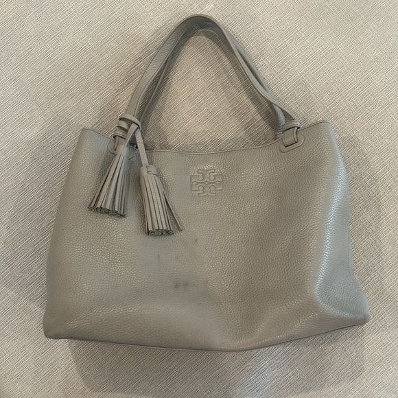Tory Burch light grey shoulder bag - Picture 2 of 4